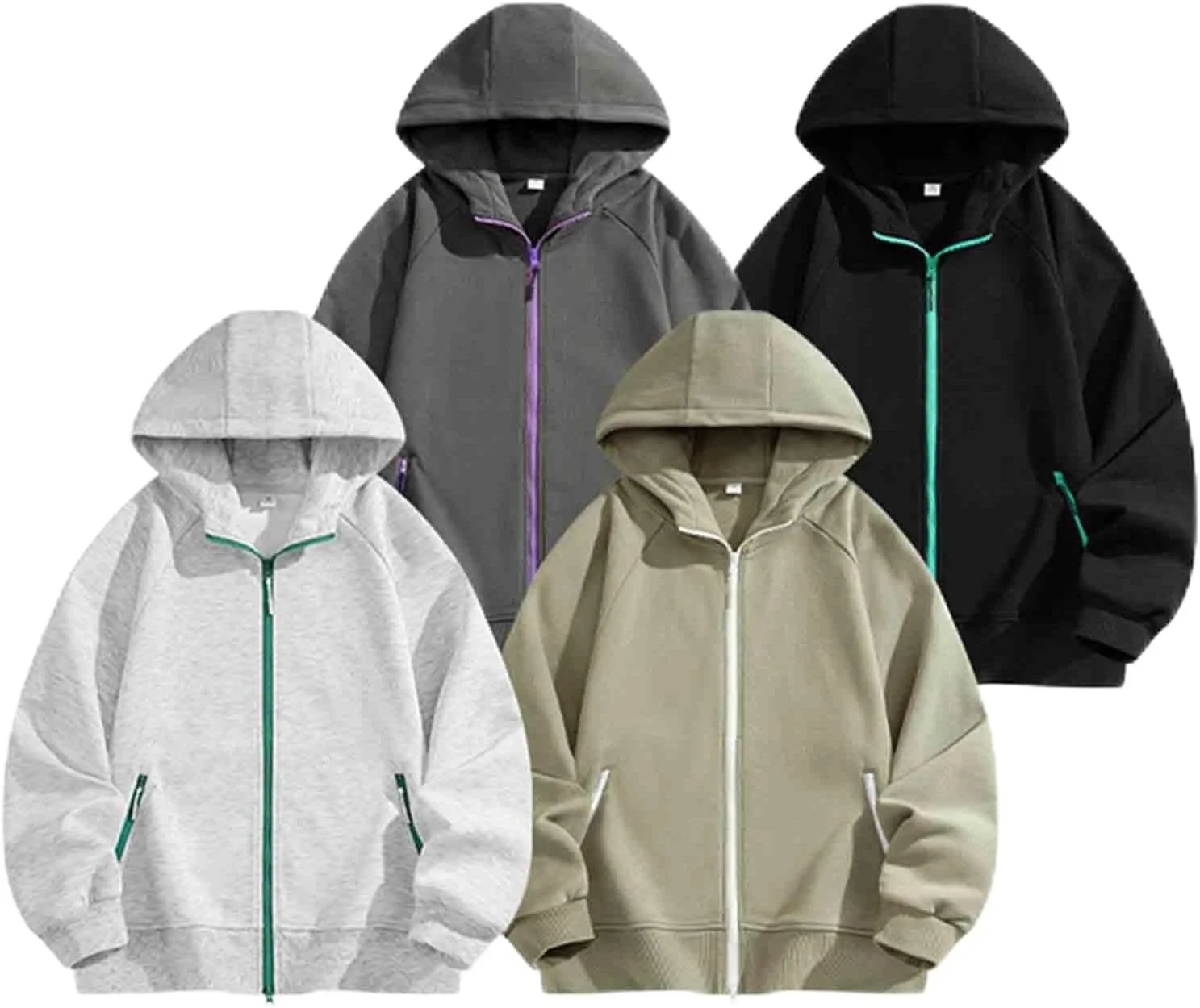 Мужская толстовка с капюшоном на молнии, длинный рукав, с карманами BFAFEN
Мужская толстовка с капюшоном на молнии, длинный рукав, с карманами BFAFEN