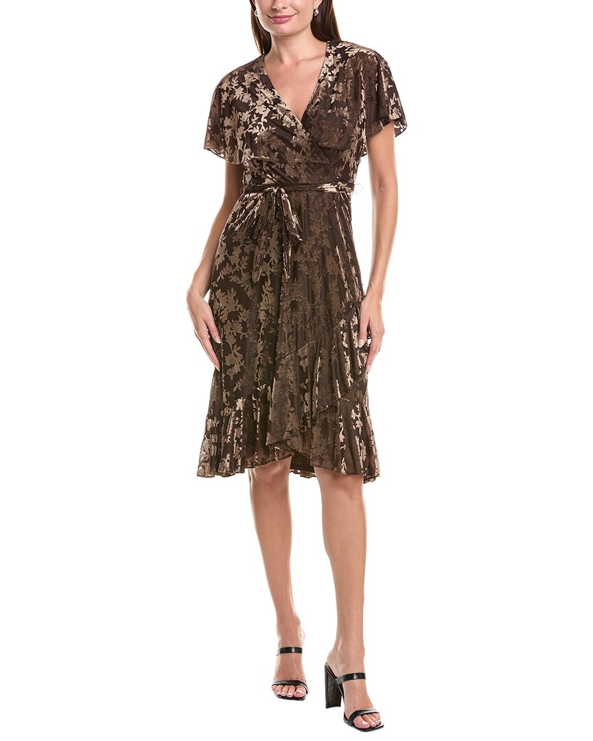 Платье миди из бархата Maison Tara, коричневый
Платье миди из бархата Maison Tara, коричневый