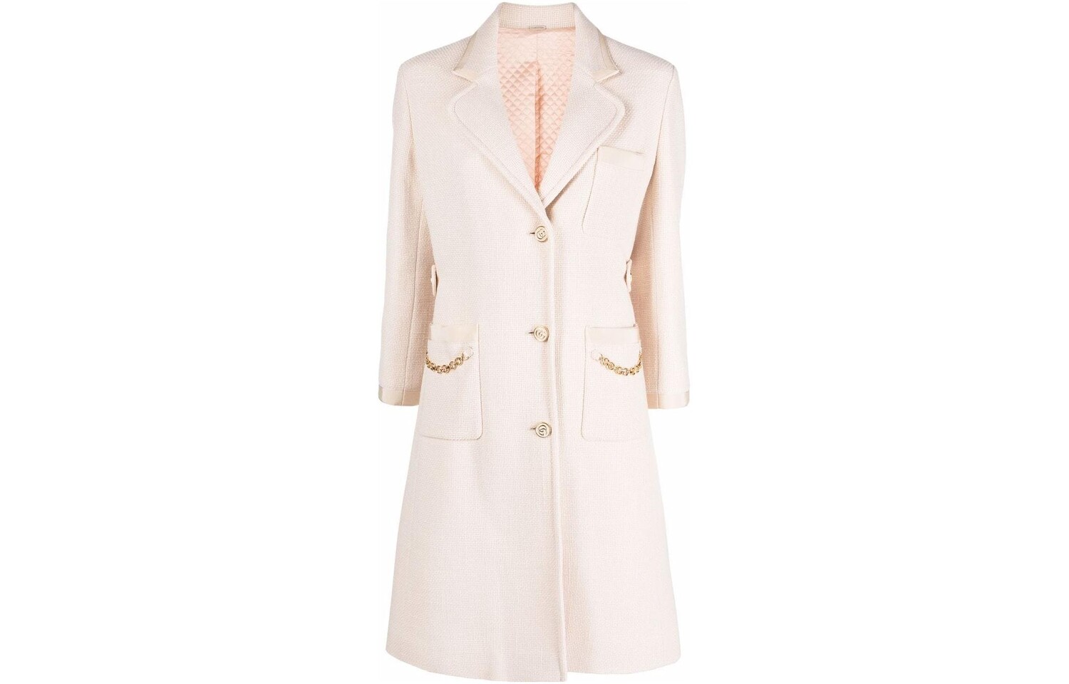 Пальто женское Gucci Interlocking, белый
Пальто женское Gucci Interlocking, белый