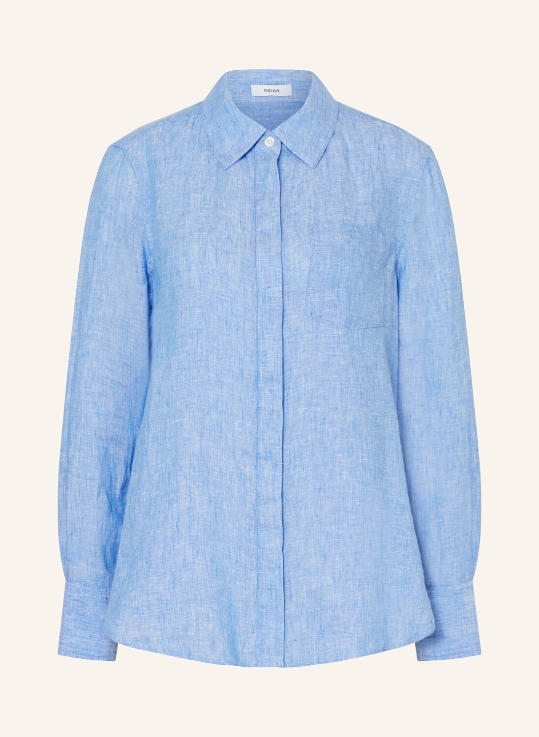 Блузка-Рубашка Belle из льна Reiss, голубой
Блузка-Рубашка Belle из льна Reiss, голубой