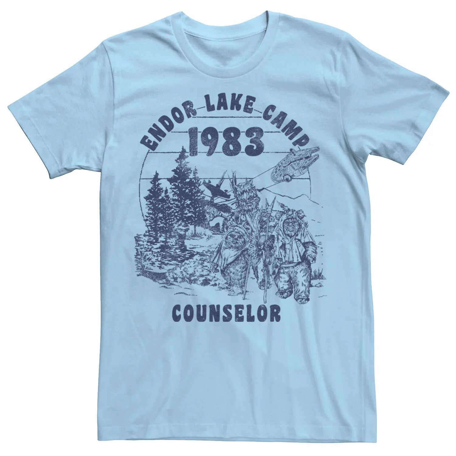 Мужская футболка Endor Camper «Звездные войны» Star Wars, светло-синий
Мужская футболка Endor Camper «Звездные войны» Star Wars, светло-синий