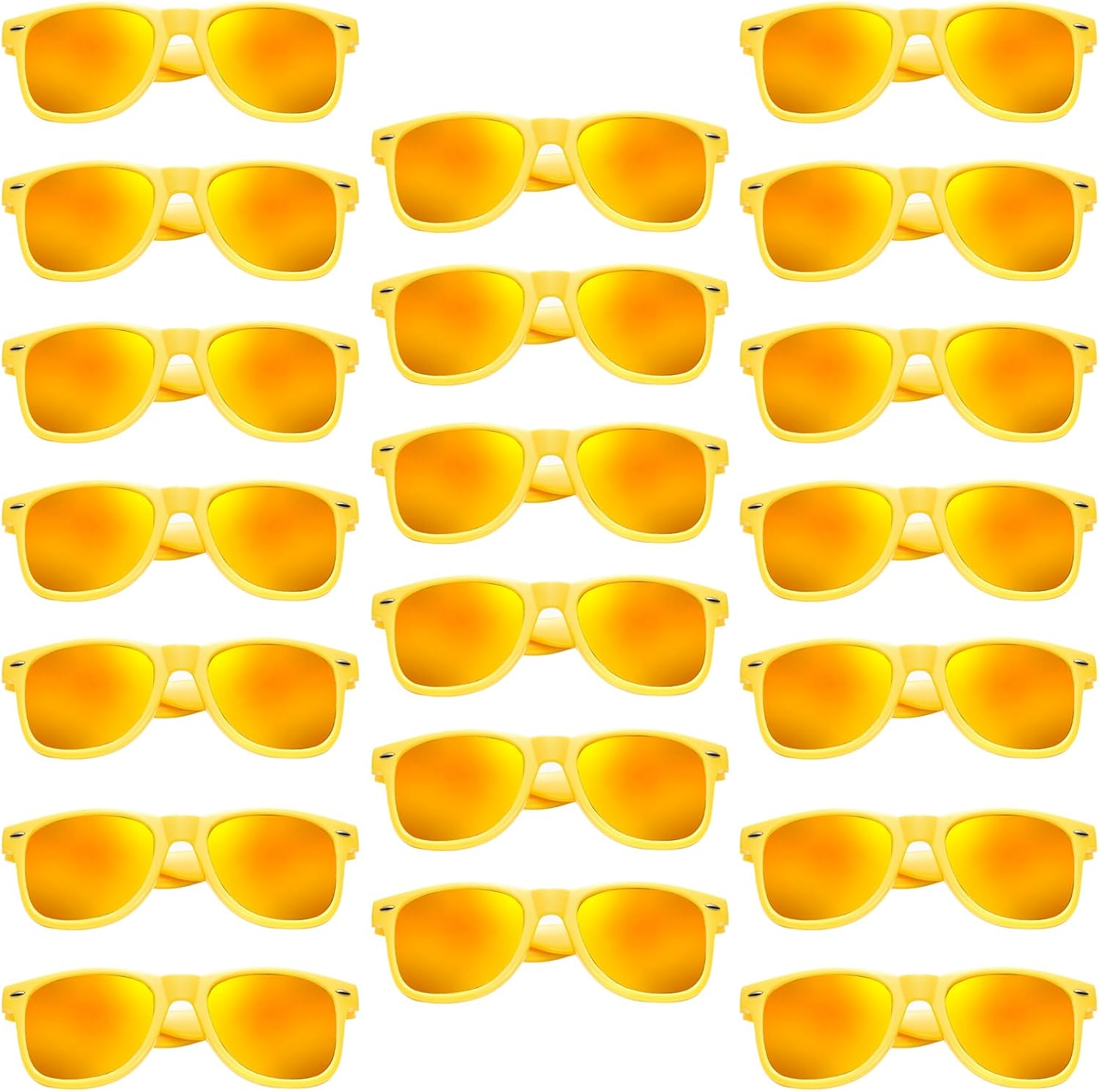 Pibupibu, набор из 10/20 неоновых солнцезащитных очков для женщин и мужчин, оптовая продажа, ретро-очки в стиле 80-х, красочные зеркальные, для вечеринок, для взрослых и мужчин, Yellow 20 Packs
Pibupibu, набор из 10/20 неоновых солнцезащитных очков для женщин и мужчин, оптовая продажа, ретро-очки в стиле 80-х, красочные зеркальные, для вечеринок, для взрослых и мужчин, Yellow 20 Packs