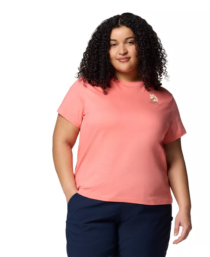 Футболка с принтом Rolling Bend с коротким рукавом для полных Columbia, розовый
Футболка с принтом Rolling Bend с коротким рукавом для полных Columbia, розовый