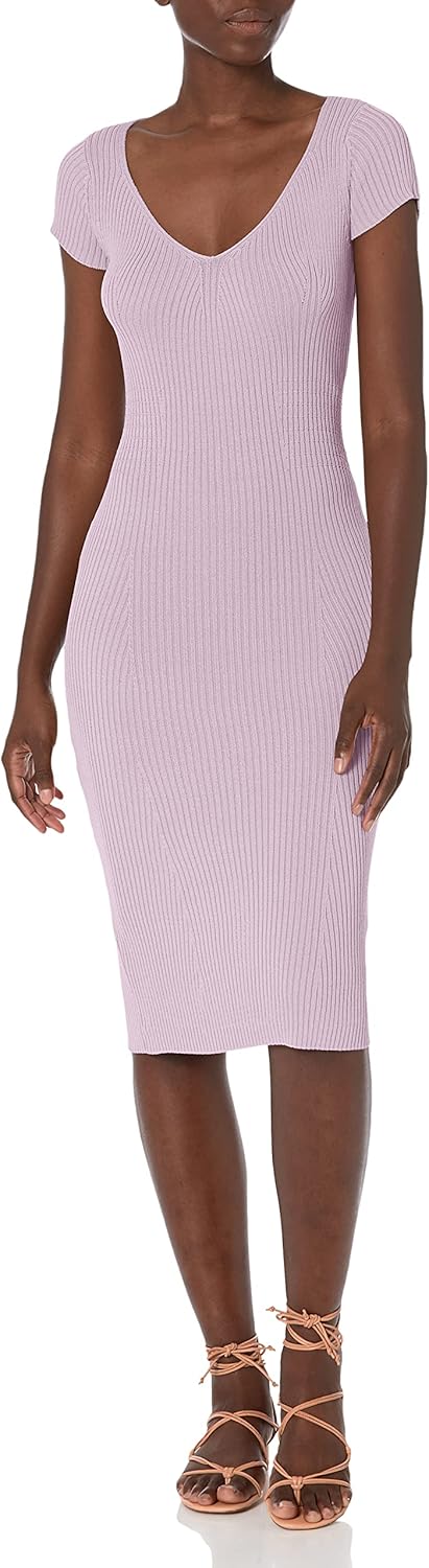 GUESS женское платье-свитер Essential с коротким рукавом Lynx миди, Linen Lilac
GUESS женское платье-свитер Essential с коротким рукавом Lynx миди, Linen Lilac