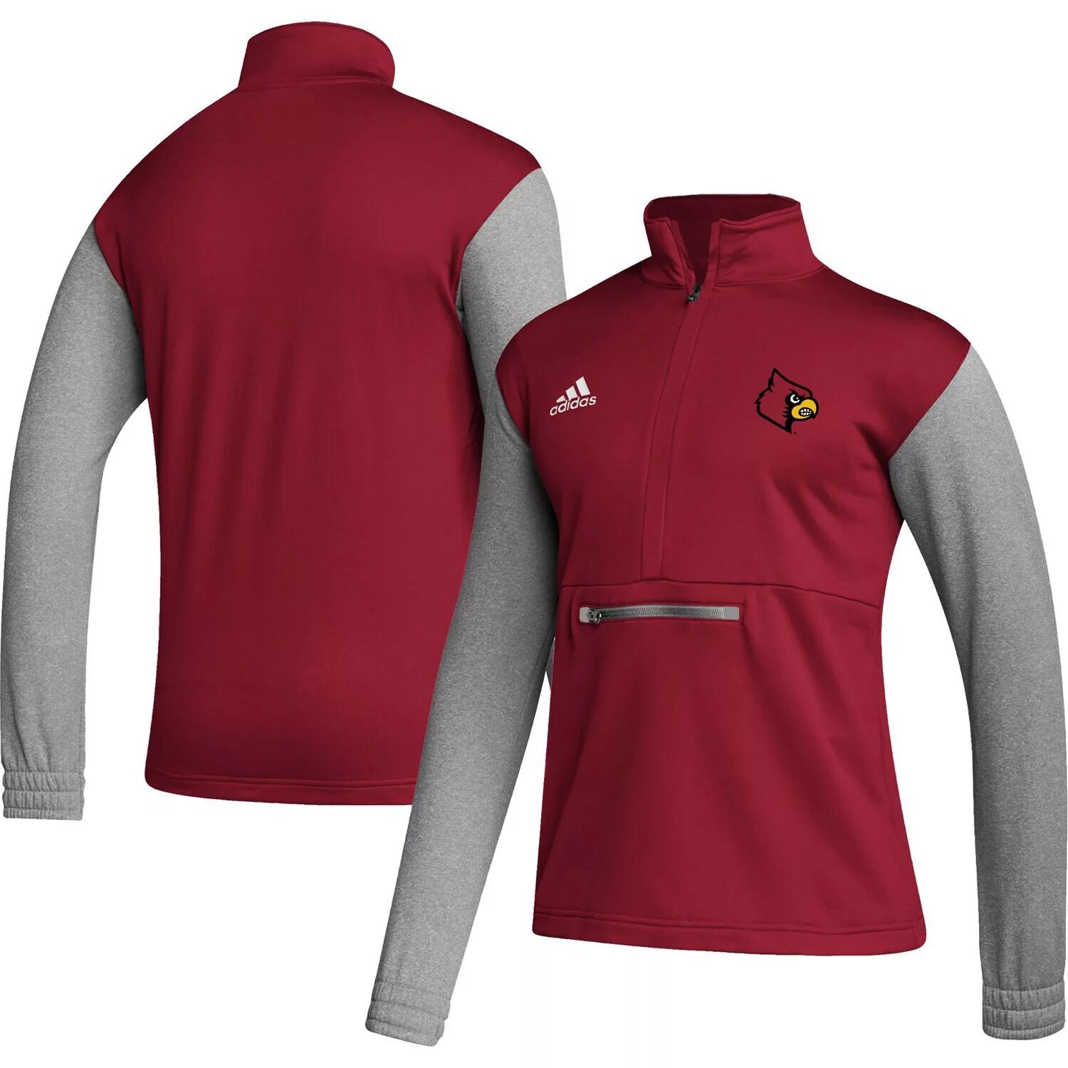 Мужская красная/серая футболка с застежкой-молнией Louisville Cardinals Team AEROREADY adidas, Красный, Мужская красная/серая футболка с застежкой-молнией Louisville Cardinals Team AEROREADY adidas 
Мужская красная/серая футболка с застежкой-молнией Louisville Cardinals Team AEROREADY adidas, Красный, Мужская красная/серая футболка с застежкой-молнией Louisville Cardinals Team AEROREADY adidas