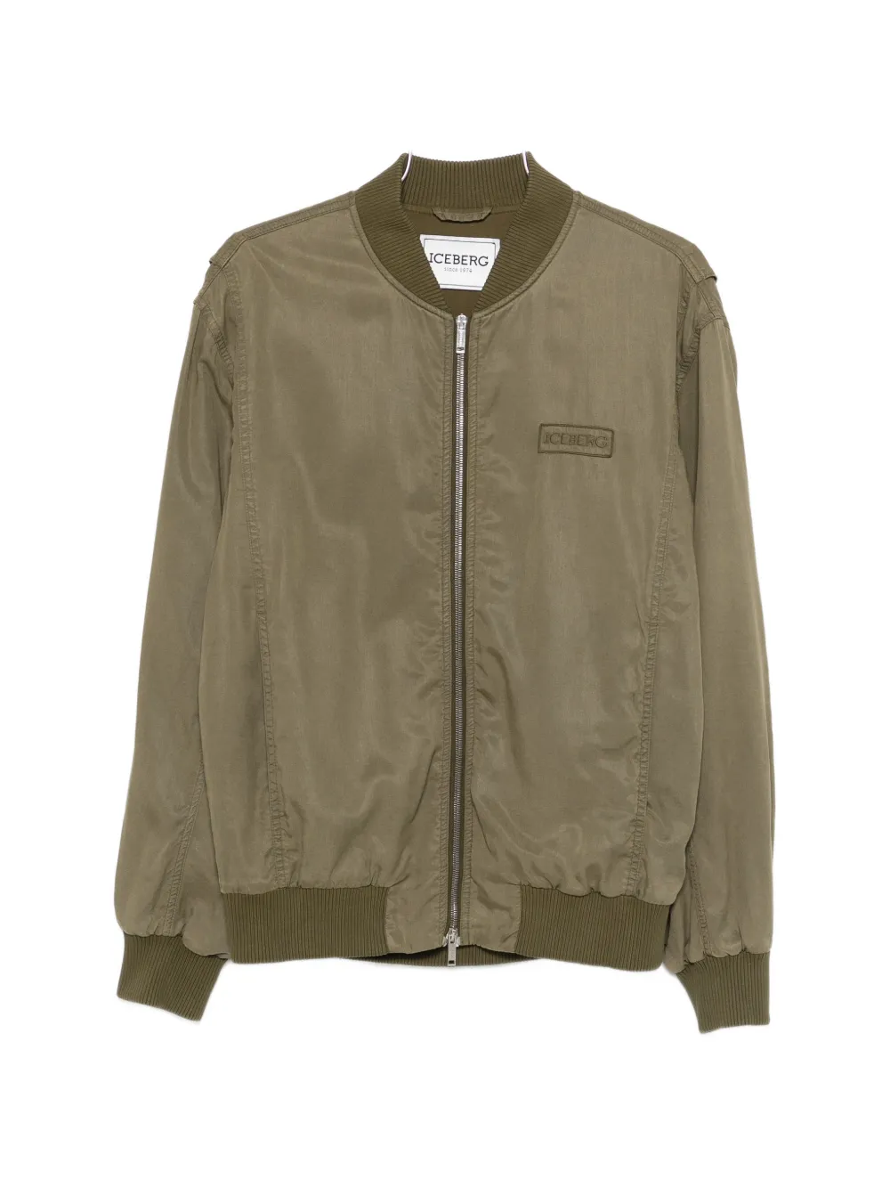 Бомбер с нашивкой-логотипом Iceberg, зеленый
Бомбер с нашивкой-логотипом Iceberg, зеленый
