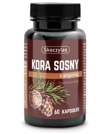 Сосновая кора Skoczylas, с аргинином 60 капсул
Сосновая кора Skoczylas, с аргинином 60 капсул