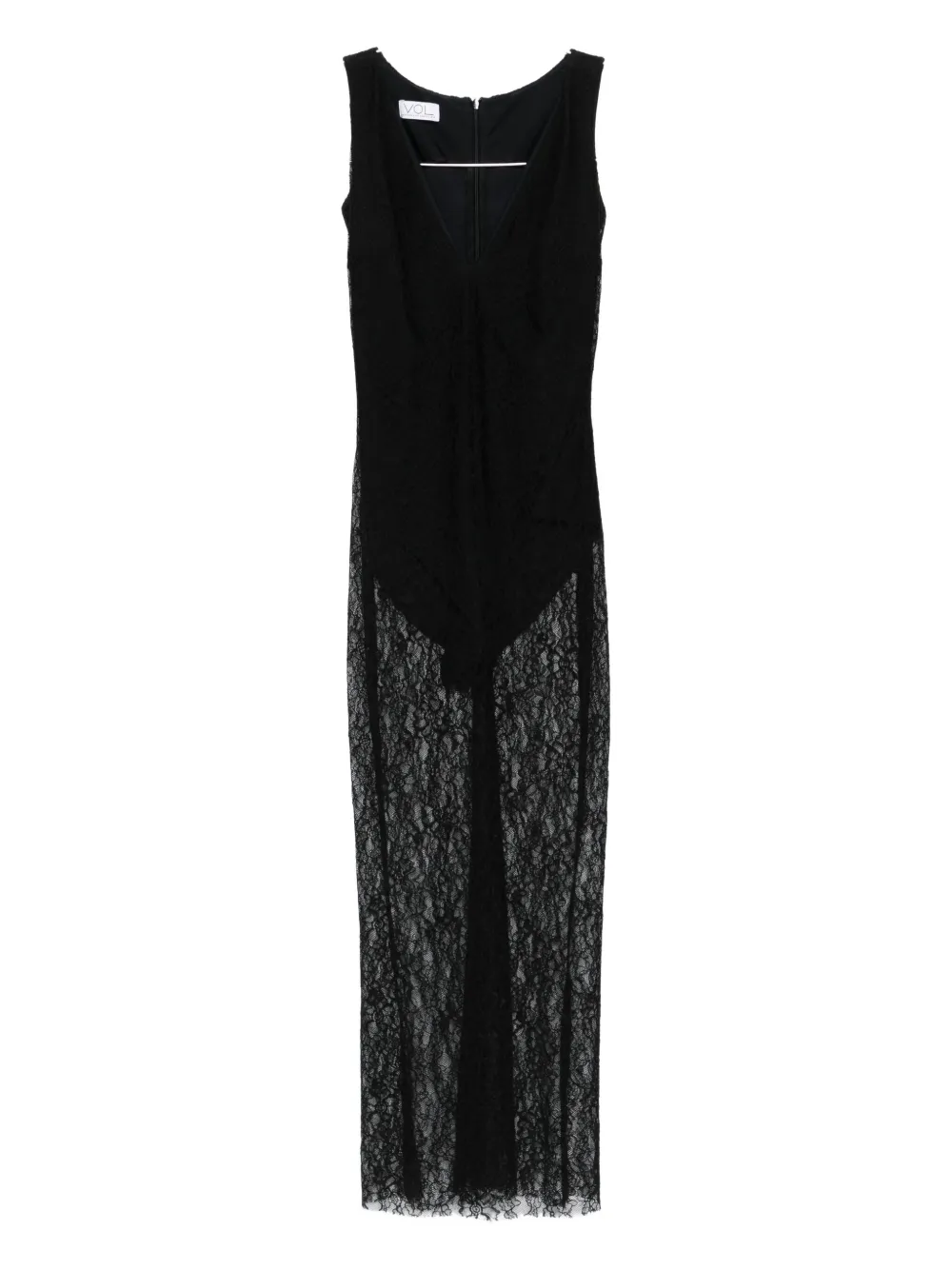 Кружевное платье миди Vestiaire d'un Oiseau Libre, черный
Кружевное платье миди Vestiaire d'un Oiseau Libre, черный