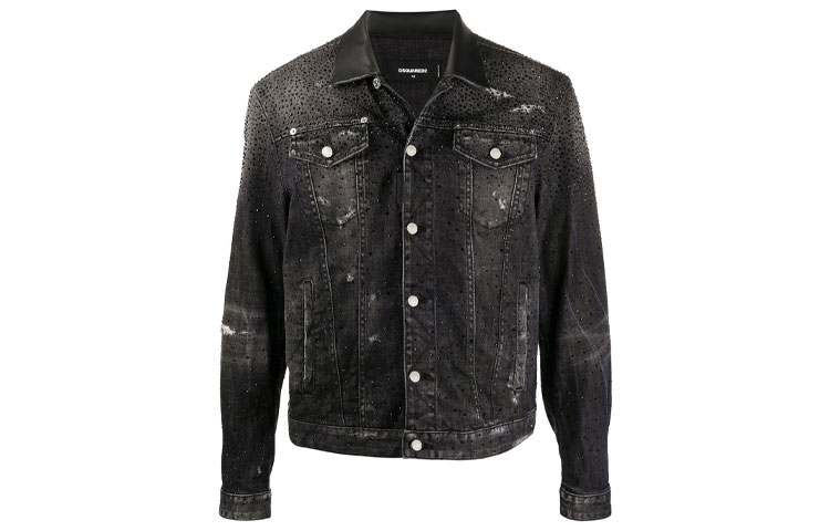 DSQUARED 2 Джинсовая куртка мужская черная, Black
DSQUARED 2 Джинсовая куртка мужская черная, Black