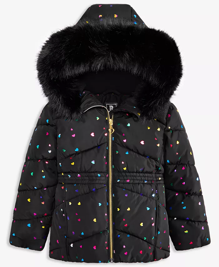 Стеганая куртка из фольгированного стеганого полотна для малышей и маленьких девочек S Rothschild & CO, черный
Стеганая куртка из фольгированного стеганого полотна для малышей и маленьких девочек S Rothschild & CO, черный