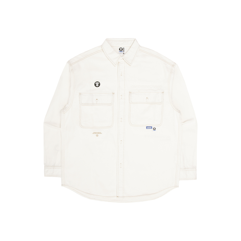 Aape Мужская белая рубашка IVX
Aape Мужская белая рубашка IVX