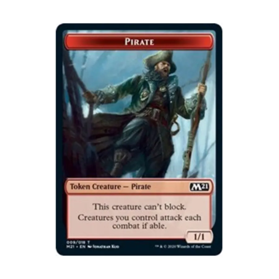 CCG Пиратский жетон (T), MTG - Core Set 2021
CCG Пиратский жетон (T), MTG - Core Set 2021