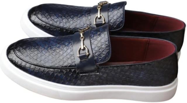 Мужские большие повседневные лоферы FmShi - кожаные туфли с мягкой подошвой - дышащие, противоскользящие, прочные, стильные и универсальные, синий
Мужские большие повседневные лоферы FmShi - кожаные туфли с мягкой подошвой - дышащие, противоскользящие, прочные, стильные и универсальные, синий