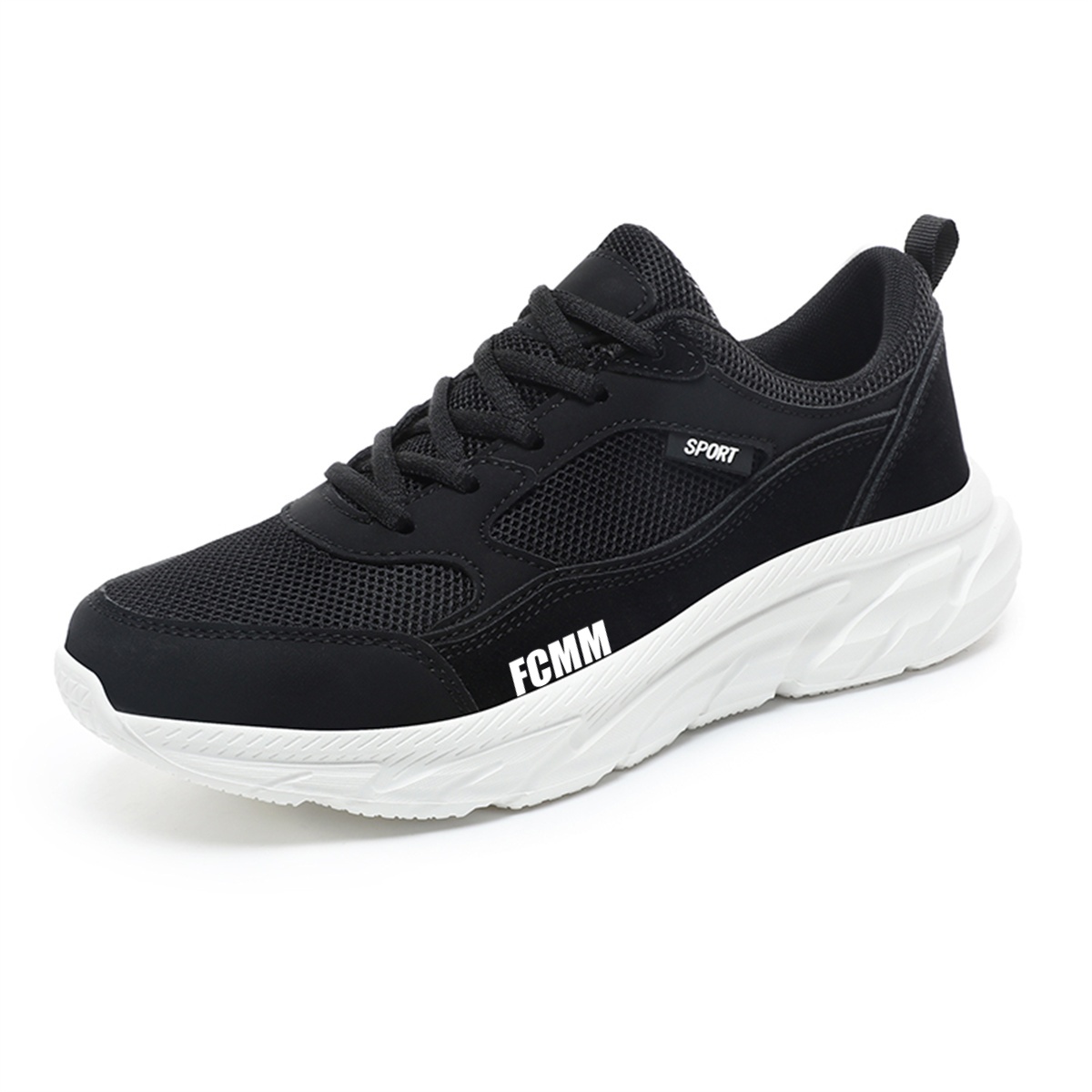 Дышащие противоскользящие повседневные кроссовки для подростков FCMM, черный/белый
Дышащие противоскользящие повседневные кроссовки для подростков FCMM, черный/белый