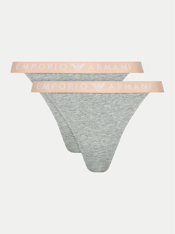 Набор из 2 стрингов Emporio Armani Underwear, серый
Набор из 2 стрингов Emporio Armani Underwear, серый