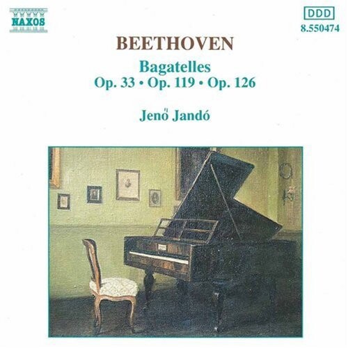 CD диск Beethoven / Jando: Bagatelles Op 33, 119 & 126 
CD диск Beethoven / Jando: Bagatelles Op 33, 119 & 126