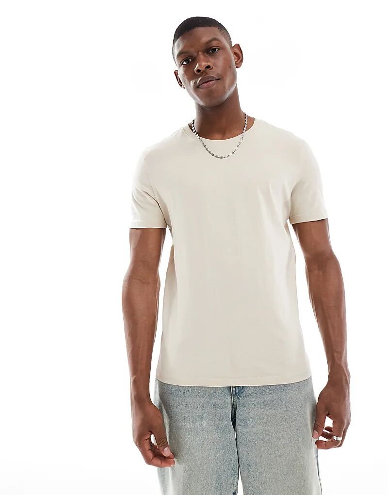 Футболка Bershka бежевого цвета
Футболка Bershka бежевого цвета