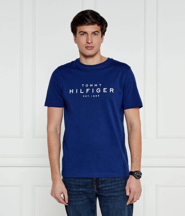 Футболка мужская Tommy Hilfiger хлопковая, синий 
Футболка мужская Tommy Hilfiger хлопковая, синий