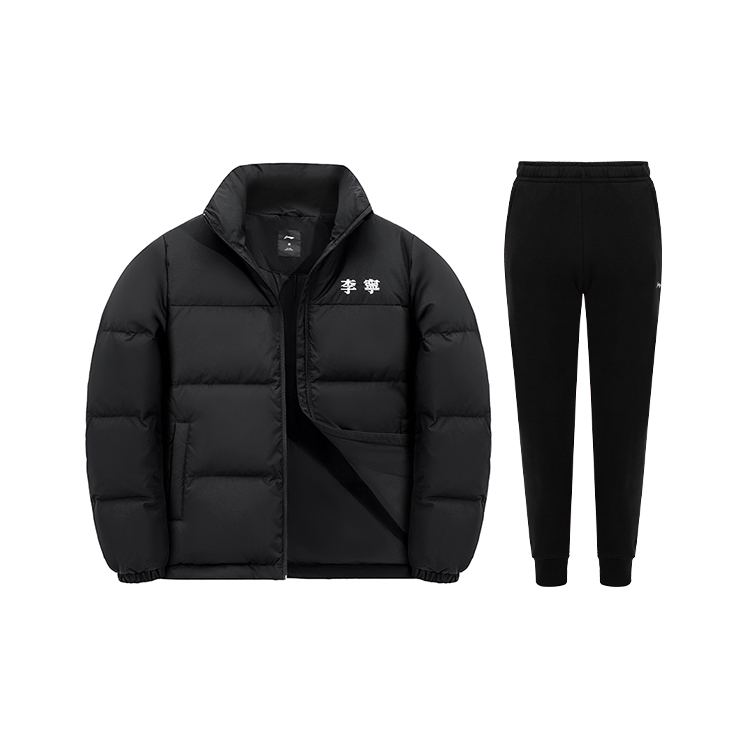 Повседневная спортивная одежда Li Ning, унисекс, set (черный top+черный bottom)
Повседневная спортивная одежда Li Ning, унисекс, set (черный top+черный bottom)