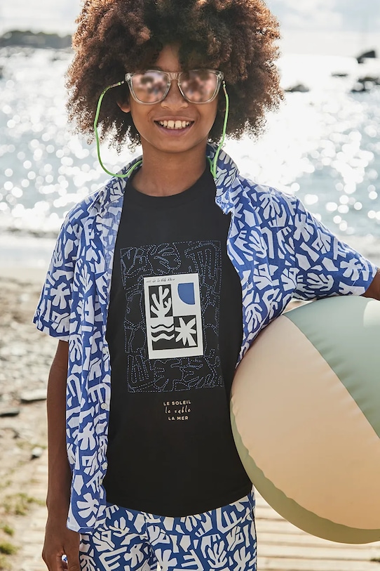 Детская хлопковая футболка Mayoral, черный
Детская хлопковая футболка Mayoral, черный