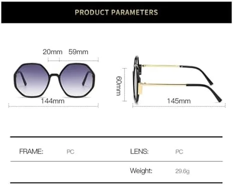 Солнцезащитные очки Hexagon 2027 для женщин, солнцезащитные очки неправильной формы для мужчин, очки для вождения и рыбалки, защита от УФ-излучения UV400 MTZJH, Tea
Солнцезащитные очки Hexagon 2027 для женщин, солнцезащитные очки неправильной формы для мужчин, очки для вождения и рыбалки, защита от УФ-излучения UV400 MTZJH, Tea