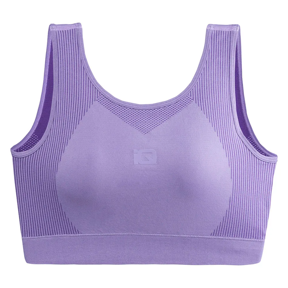 Спортивный бюстгальтер Iq Ingel sports bra, фиолетовый 
Спортивный бюстгальтер Iq Ingel sports bra, фиолетовый