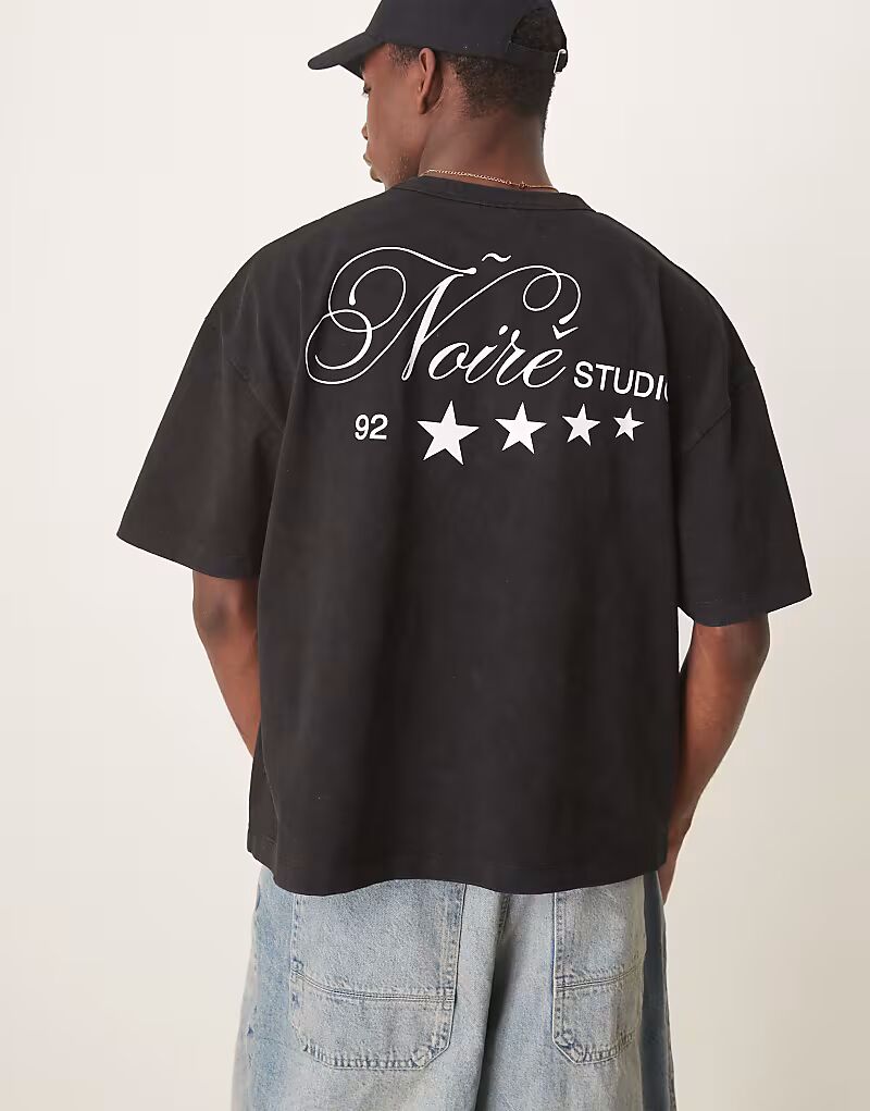 Футболка свободного кроя ASOS DESIGN из плотной ткани плотностью 220 г/м² черного цвета с текстовым графическим рисунком
Футболка свободного кроя ASOS DESIGN из плотной ткани плотностью 220 г/м² черного цвета с текстовым графическим рисунком