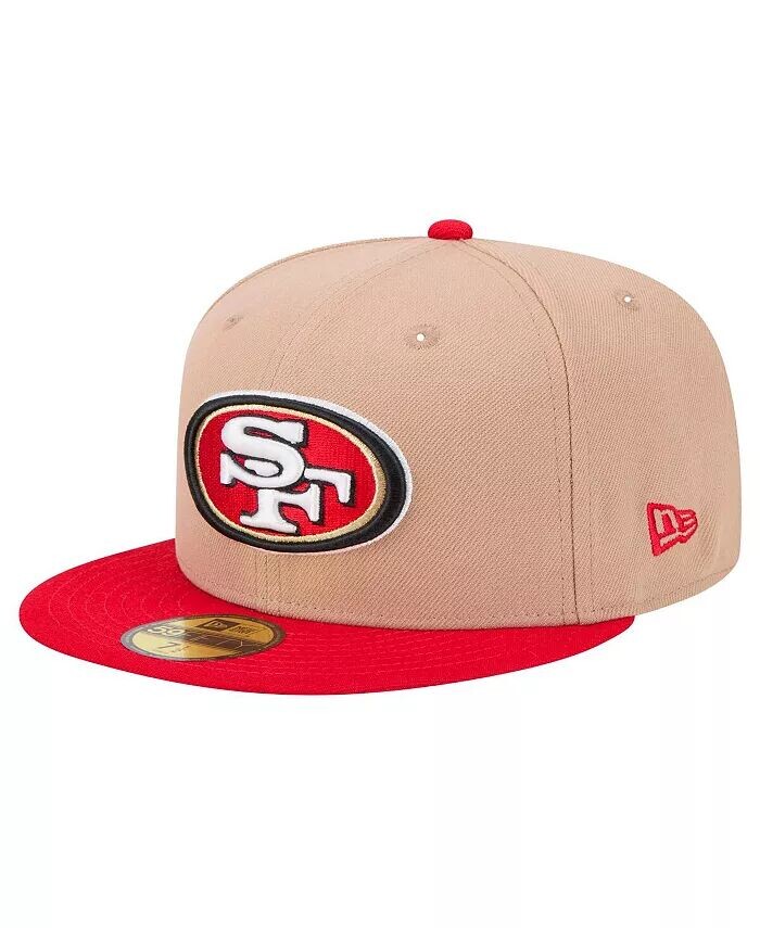 Мужская светло-коричневая бейсболка San Francisco 49ers с логотипом Main 59FIFTY Fitted Hat New Era
Мужская светло-коричневая бейсболка San Francisco 49ers с логотипом Main 59FIFTY Fitted Hat New Era