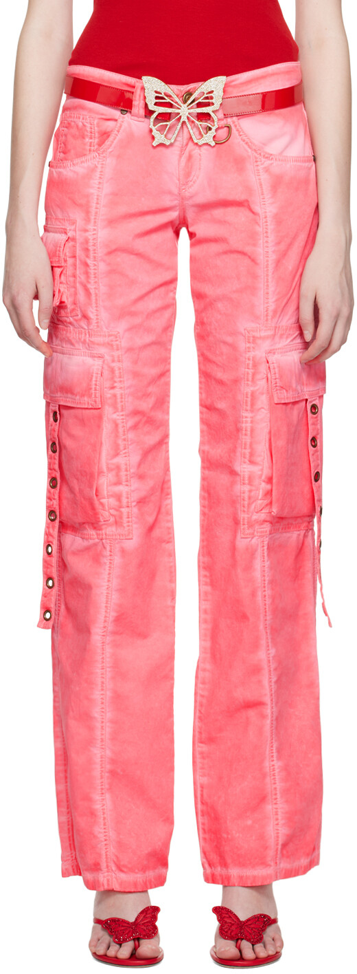 SSENSE Эксклюзивные розовые брюки Blumarine
SSENSE Эксклюзивные розовые брюки Blumarine