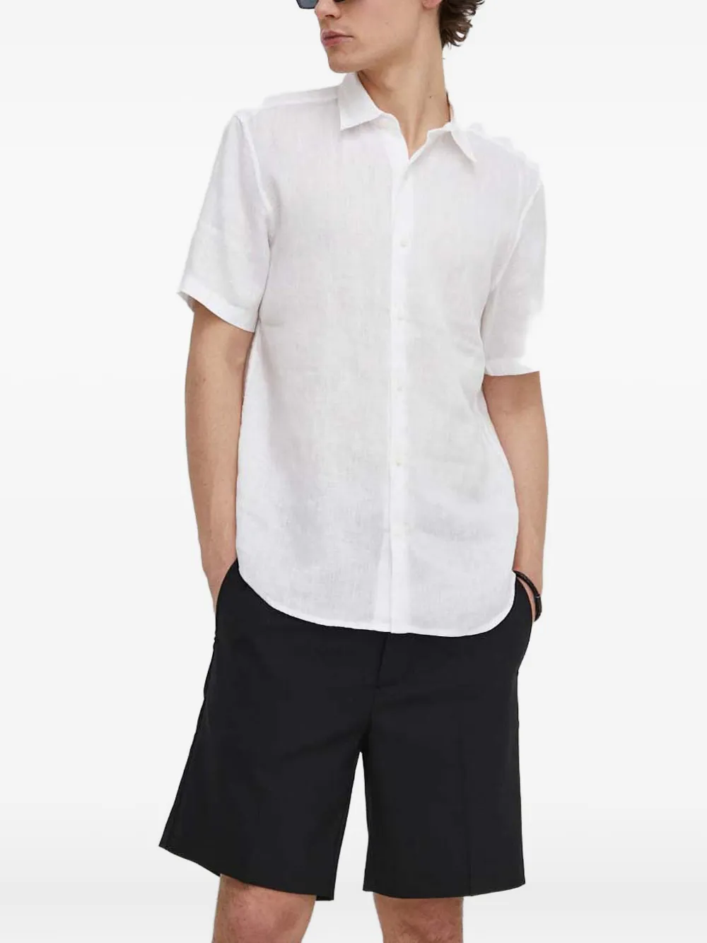 Рубашка с коротким рукавом Theory, белый
Рубашка с коротким рукавом Theory, белый