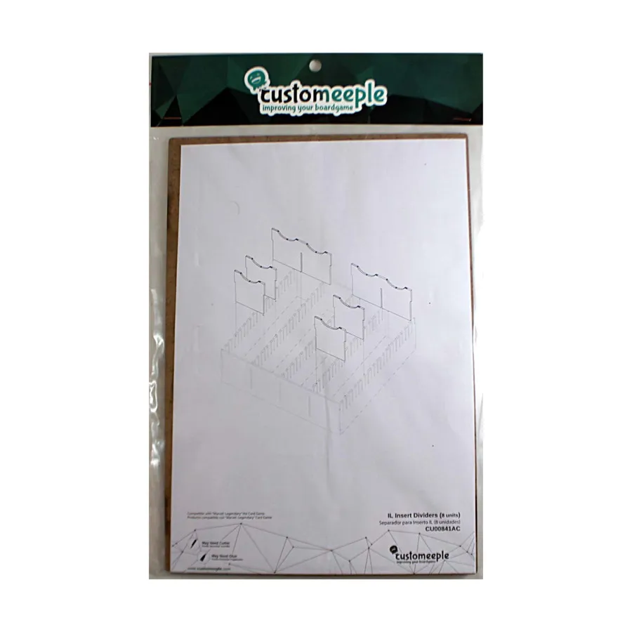 Вставные разделители IL — 2 двойных и 4 одинарных, Tray Inserts (Customeeple)