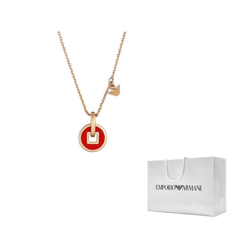 EMPORIO ARMANI Ожерелье из стерлингового серебра 925 пробы с розовым золотом
EMPORIO ARMANI Ожерелье из стерлингового серебра 925 пробы с розовым золотом