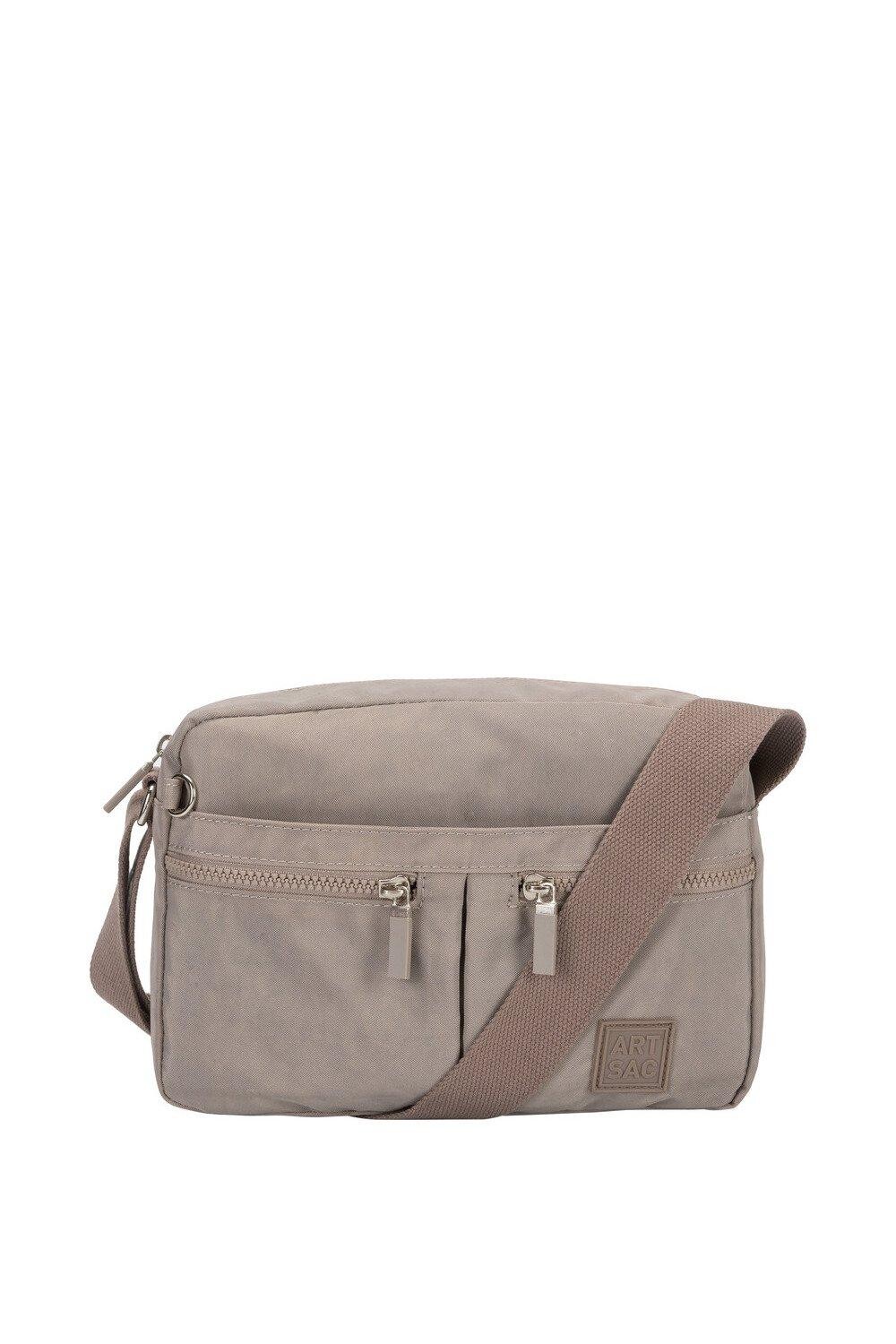 Сумка через плечо с несколькими молниями Artsac, серый
Сумка через плечо с несколькими молниями Artsac, серый