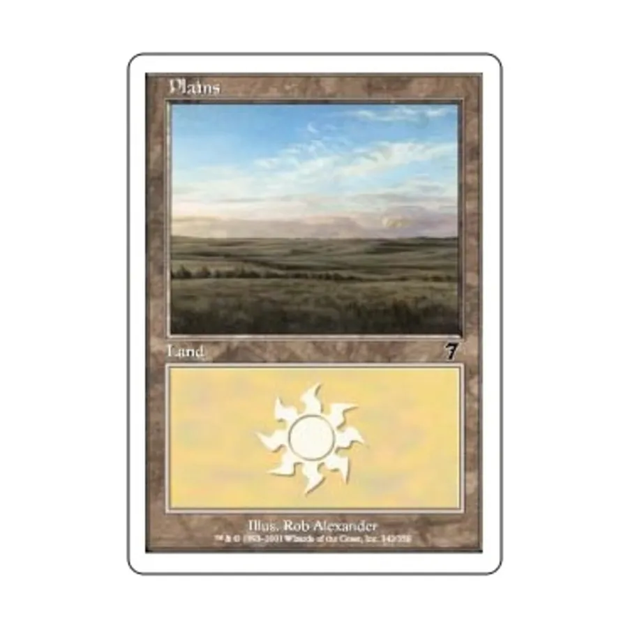 CCG Равнины № 343 (С), MTG - 7th Edition
CCG Равнины № 343 (С), MTG - 7th Edition