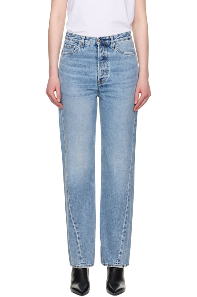 Джинсы с перекрученным швом Toteme, синий
Джинсы с перекрученным швом Toteme, синий