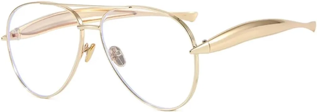 Солнцезащитные очки с защитой UV400 | Увеличенная металлическая оправа | для женщин и мужчин, для занятий спортом на открытом воздухе и вождения DSVIGF, Gold Clear
Солнцезащитные очки с защитой UV400 | Увеличенная металлическая оправа | для женщин и мужчин, для занятий спортом на открытом воздухе и вождения DSVIGF, Gold Clear