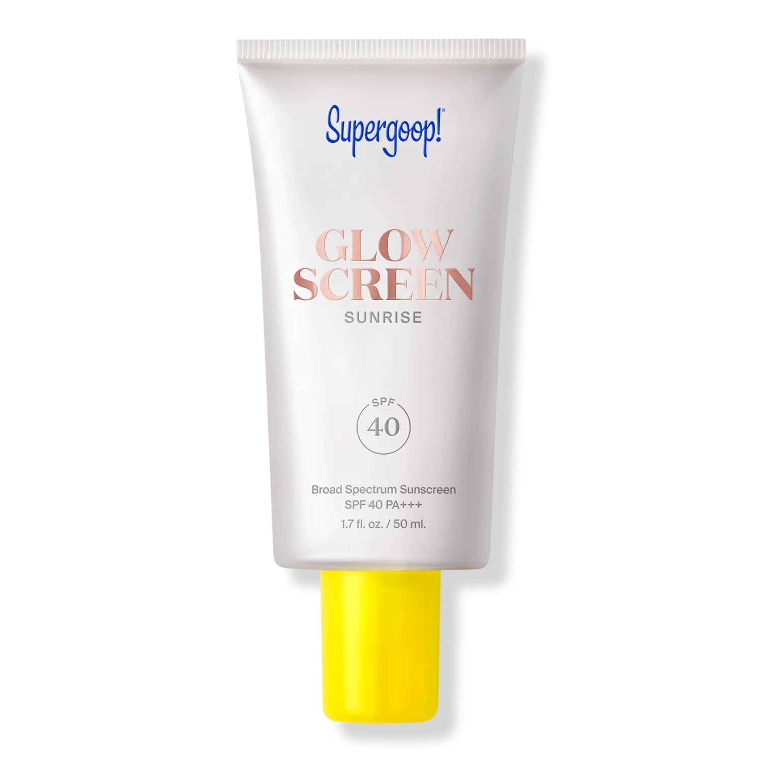 Солнцезащитный крем Glowscreen SPF 40 с гиалуроновой кислотой и ниацинамидом Supergoop!, Sunrise (champagne glow)
Солнцезащитный крем Glowscreen SPF 40 с гиалуроновой кислотой и ниацинамидом Supergoop!, Sunrise (champagne glow)