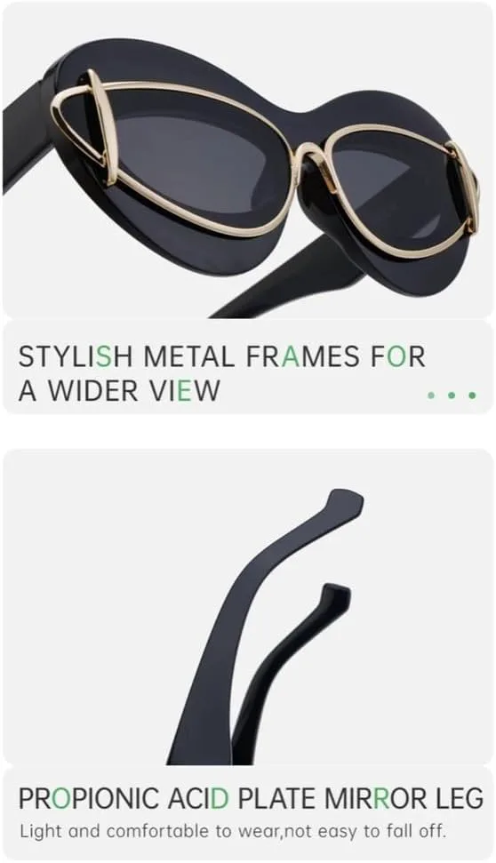 Сексуальные солнцезащитные очки «кошачий глаз» в двойной оправе, винтажные солнцезащитные очки для женщин, ретро-очки, защита от ультрафиолета UV400 UJNHGQ, Leopard
Сексуальные солнцезащитные очки «кошачий глаз» в двойной оправе, винтажные солнцезащитные очки для женщин, ретро-очки, защита от ультрафиолета UV400 UJNHGQ, Leopard