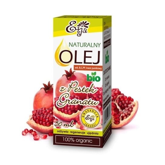 Органическое масло косточек граната, 50 мл Etja
Органическое масло косточек граната, 50 мл Etja