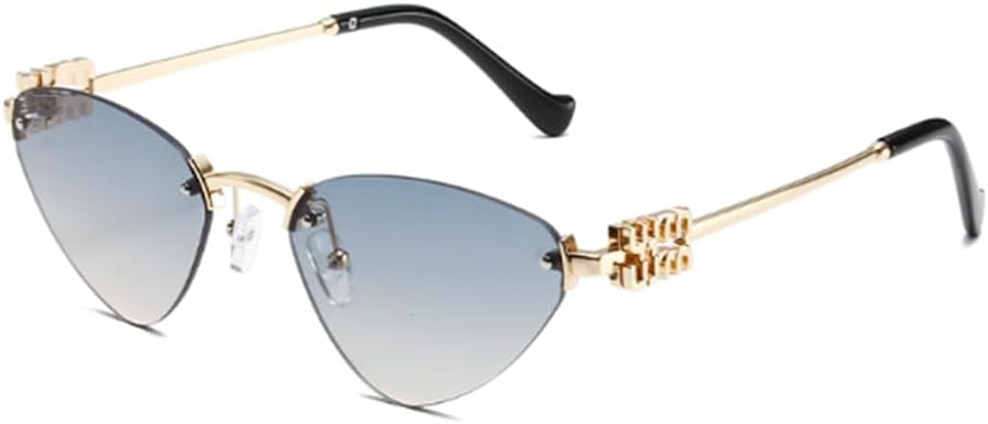 Треугольные солнцезащитные очки с защитой от УФ-излучения для мужчин и женщин, очки для уличной фотографии в маленькой оправе Weloveushop, Gold Frame Upper Blue Lower Yellow
Треугольные солнцезащитные очки с защитой от УФ-излучения для мужчин и женщин, очки для уличной фотографии в маленькой оправе Weloveushop, Gold Frame Upper Blue Lower Yellow