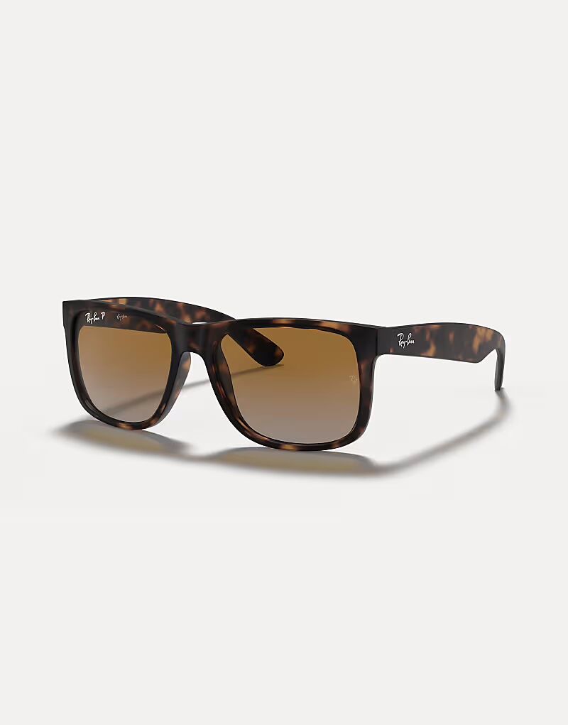 Солнцезащитные очки Ray-Ban Justin Classic с квадратной поляризацией и зелеными линзами в цвете «гавана»
Солнцезащитные очки Ray-Ban Justin Classic с квадратной поляризацией и зелеными линзами в цвете «гавана»