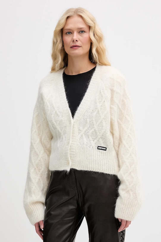 Кардиган с шерстью Rotate, бежевый
Кардиган с шерстью Rotate, бежевый