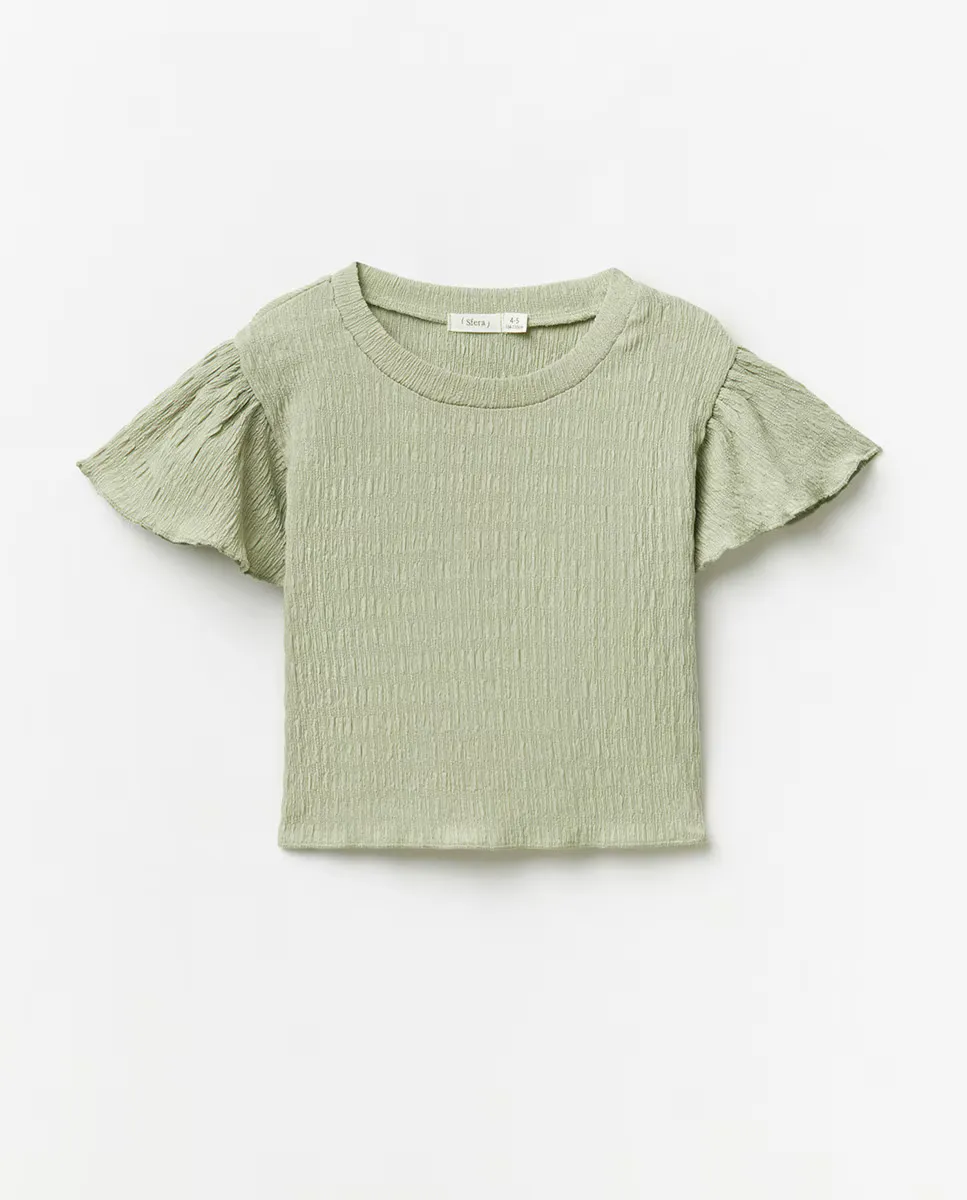 Футболка с эффектом помятости Sfera, цвет Kaki
Футболка с эффектом помятости Sfera, цвет Kaki