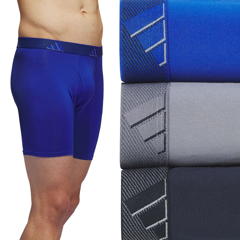 Мужские трусы-боксеры из микрофибры adidas (3 пары) Adidas, цвет Team Royal Blue Gray
Мужские трусы-боксеры из микрофибры adidas (3 пары) Adidas, цвет Team Royal Blue Gray