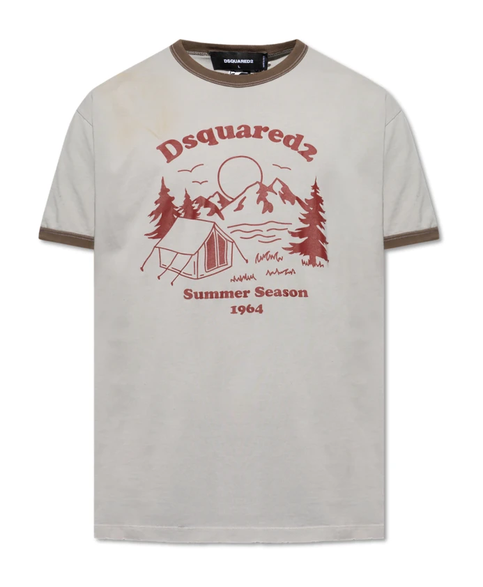 Футболка с логотипом Dsquared2, серый
Футболка с логотипом Dsquared2, серый