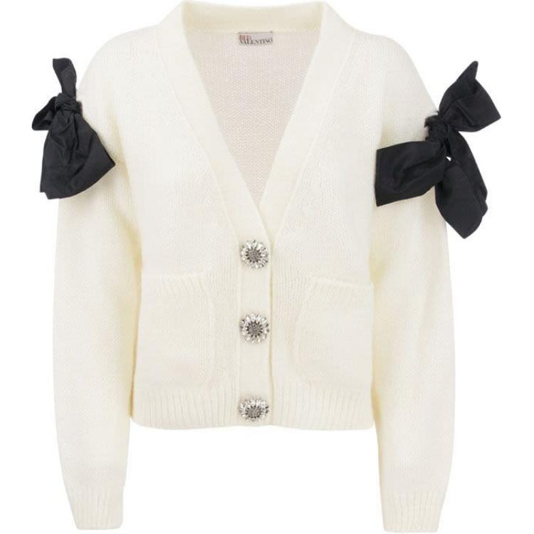 RED VALENTINO Вязаный свитер FW22 женский белый
RED VALENTINO Вязаный свитер FW22 женский белый