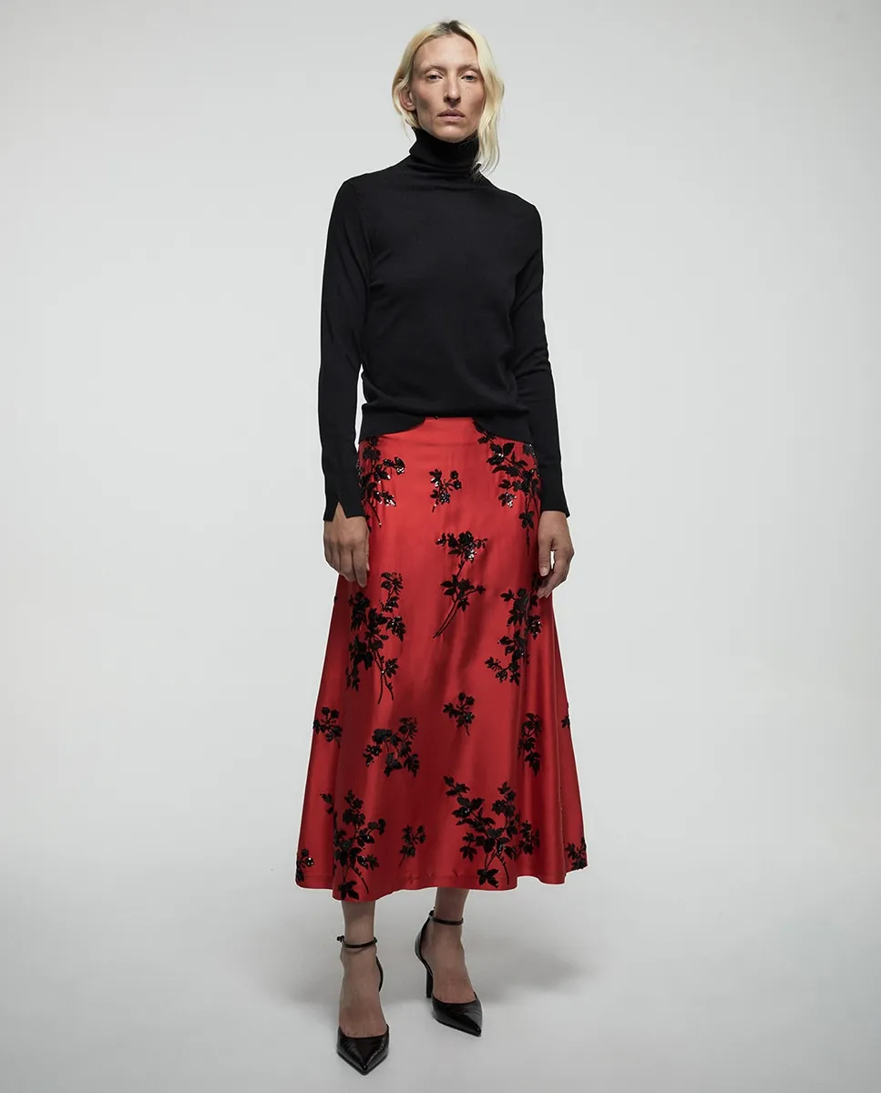 Вышитая юбка Sfera, красный
Вышитая юбка Sfera, красный