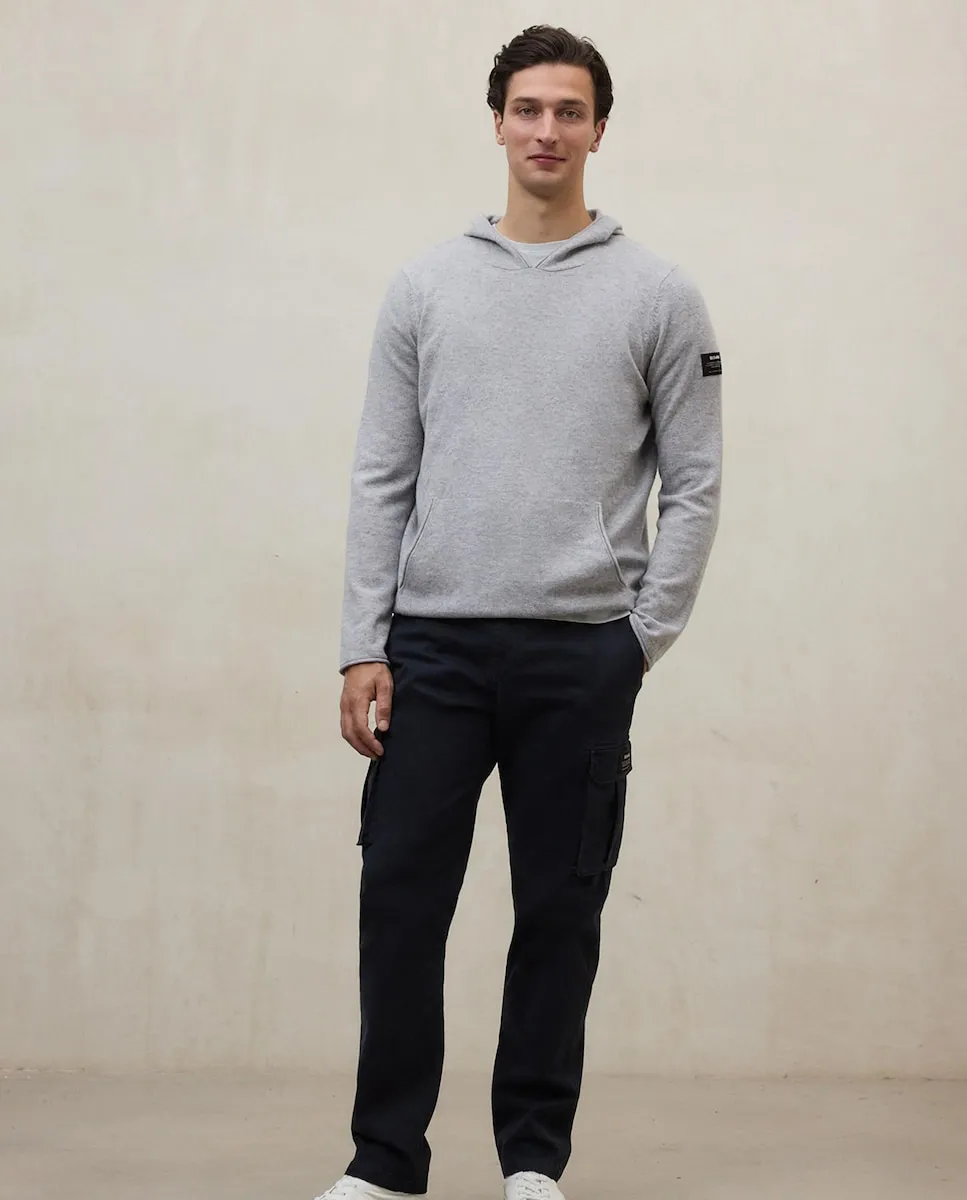 Мужской свитшот с капюшоном и карманом-кенгуру Ecoalf, светло-серый
Мужской свитшот с капюшоном и карманом-кенгуру Ecoalf, светло-серый