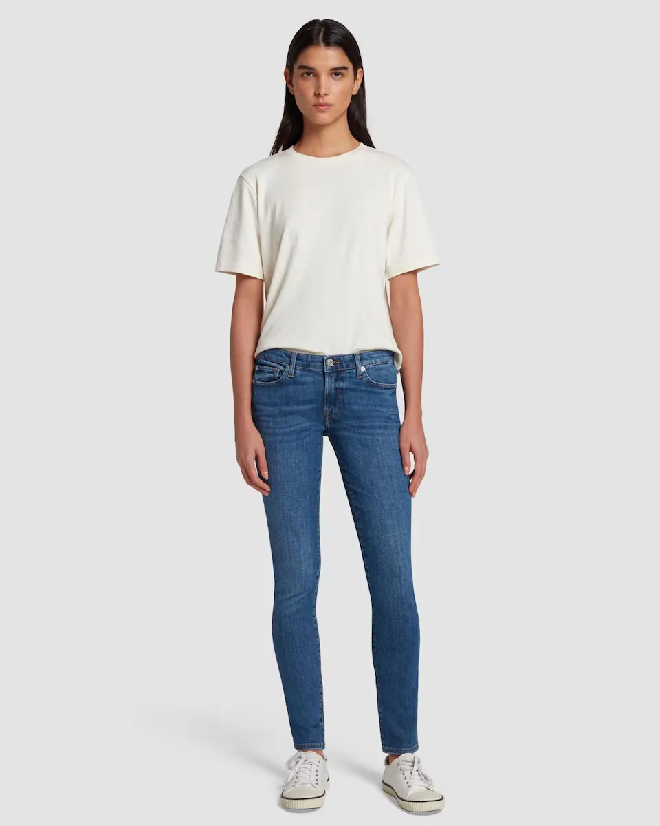 Женские джинсы скинни с низкой посадкой Pyper 7 For all mankind, синий
Женские джинсы скинни с низкой посадкой Pyper 7 For all mankind, синий