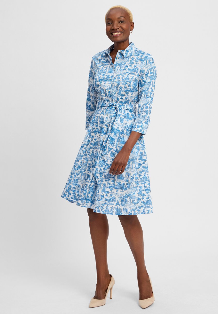Платье Marie Lund Shirt dress, Blau Weiß/Blue
Платье Marie Lund Shirt dress, Blau Weiß/Blue